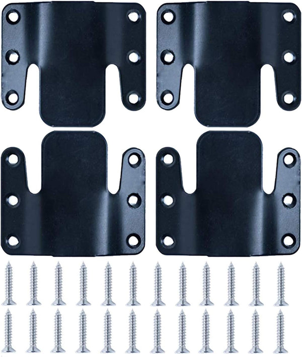 LazyMe Universal Interlocking Sofa Connector Bracket with Hardware - 2 Sets, 4 Piece