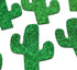 Glitter Green Cacti Confetti Decoration, 100Pcs/pack for Fiesta Engagement, Wedding, Bridal Shower, Bachelorette