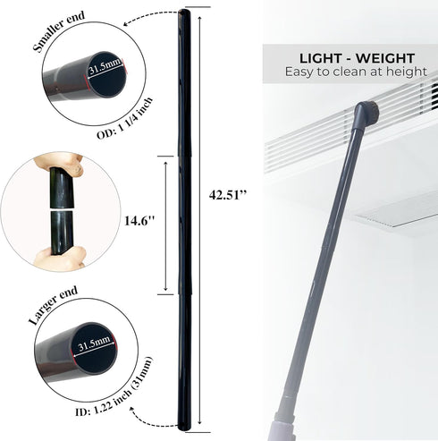 Shark Navigator Vacuum Accessories, Hardwood Floor Brush Head and Dust Brush Attachment with Extension Wands