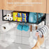 iSPECLE Under Shelf Basket- Multi-Purpose Under Shelf Storage Mug Hooks, Add Extra Storage Space Under Cabinet