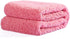 Reafort Ultra Soft Sherpa Body Pillow Cover/Case - 21"x54" with Zipper Closure, Pink