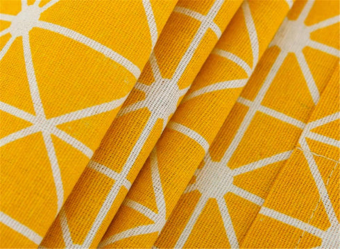 Mvchifay Microwave Oven Cover, Dustproof Cotton Machine Protector with Side Storage Pockets, 11.8x35.4 inches (Yellow