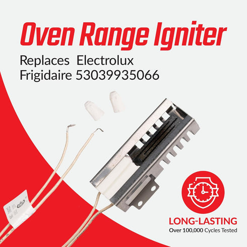 Premium Surface Igniter Oven Ignitor DS022KX for Gas Stove Compatible with Electrolux 5303307577 AP00205013 GR411