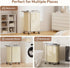 150L 2 Lifewit Large Laundry Basket with Wheels, Tall Section Laundry Hamper Organizer, Rolling Laundry Cart with Steel
