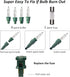 30FT 150 FUNPENY Christmas Lights, Incandescent Mini Clear String Lights, Warm White With Green Wire for Indoor Outdoor