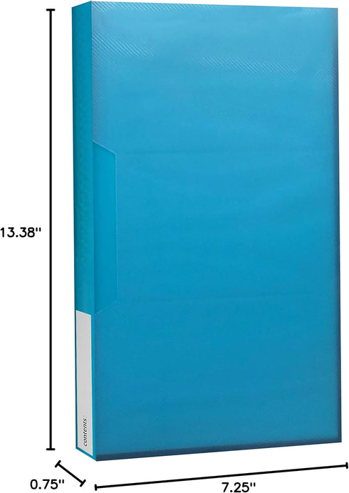 Pioneer Photo Albums CF-3 144-Pocket Poly Cover Space Saver Photo Album, Blue