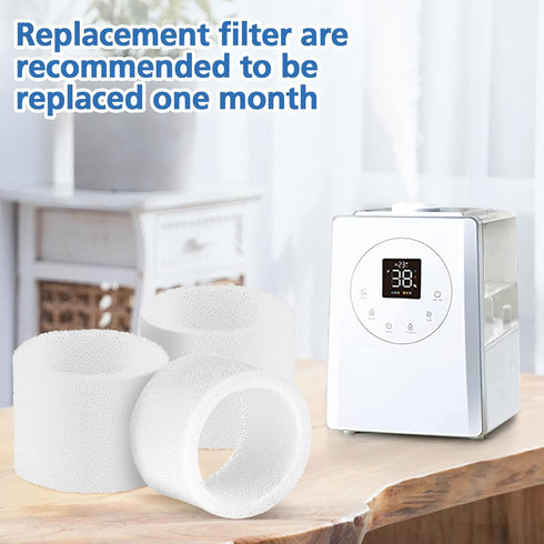 30 Pack Humidifier Replacement Filter for LEVOIT Dual150, Dual200S, Classic300(S), LV600S Series
