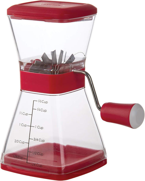 PrepWorks Nut Chopper, Manual Handheld Grinder for Chopping Nuts, Seeds, and Herbs, BPA-Free