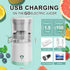Electric Juicer Rechargeable, Portable Citrus Juicer Machine with USB and Cleaning Brush for Orange, Lemon, Citrus,