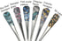 6pcs Round Head Soup Spoons, 6.22inch Fashion Printing Pattern Tablespoon, 18/10 Stainless Steel Korean Spoons