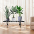 LLAXERGU 1-Tier Plant Stand Indoor Outdoor, Heavy Duty Iron Pedestal Stands Metal Plant Stand for Indoor Outdoor