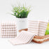 Homaxy 12 Pack Kitchen Dish Cloths, Ultra Soft Absorbent Microfiber Cleaning Towels, Non-Linting, 10 x 10 inches, Beige