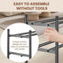 4-Tier Closet Closet AceMining Expandable Shoe Rack, Adjustable Shoe Rack Shoe Organizer Shoe Shelf, Free Standing Shoe
