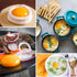 Egg Yolk Separator ZOSTLAND, HQ Creative Ceramics Cute Little Chicken for Baking Assistant Tool (Upgrade Blue Chick)