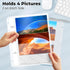 Dunwell 5x7 Photo Sleeves for 3-Ring Binder, 10 Pack for 40 Pictures, Acid-Free Poly Plastic Photo Album Refill