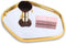 Perfum Trays,Gold Mirror Tray,Vanity Decorative Tray,Non Slip Stone-Shaped Perfume Organizer for Jewelry,Bathroom,Coffee