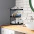 Lvssci 3 Countertop Countertop Corner Shelf Tier Bathroom Organizer Kitchen Bathroom Perfume Trays for Dresser Cosmetic