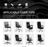 DIVA EN CAMINO DEC Office Chair Cover - Stretchable Universal Computer Chair Covering, Durable Zipper, Navy