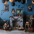 Halloween Decorations, 12 Pieces Laminated Gothic Decor Poster Frames for Spooky Home Decor