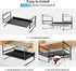 iSPECLE Under Shelf Basket- Multi-Purpose Under Shelf Storage Mug Hooks, Add Extra Storage Space Under Cabinet