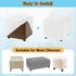 83-101cm 33"-40", uxcell Stretch Ottoman Cover Rectangular Oversized Square Ottoman Slipcover with Elastic for Foot