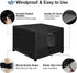 28L 28W 17H Inch, OutdoorLines Outdoor Waterproof Patio Ottoman Covers - Square UV-Proof Patio Side Table Cover