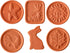 dgudgu 6 Pcs Brown Sugar Keeper Terracotta Brown Sugar Saver Terra Cotta Disc