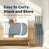 Set 2, Simple Deluxe Foldable Chairs of Padded Cushion Seat & Sturdy Metal Frame, Portable Collapsible Chairs for Home