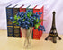 4 DS. DISTINCTIVE STYLE Artificial Blueberries Pieces Lifelike Faux Fruit Berries Fake Flowers for Decoration (Blue)