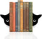 TYLCC Bookends Metal Cat Book Ends, 1 Pairs Cute Bookends for Shelves Decorative