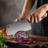 Ultra Sharp 7 inch Cleaver Knife, High Carbon German Stainless Steel Butcher Knife for Kitchen and Restaurant