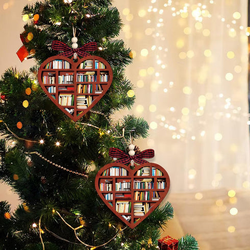 Book Ornament, Book Lovers Gifts - Book Ornaments for Christmas Tree, Bookworm, Book Club, Bookish, Library, Bookshelf