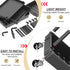 3 2 Goovilla Tier Rolling Utility Cart Organizer with Removable Drawer, Stable and Sturdy Black Rolling Storage Carts