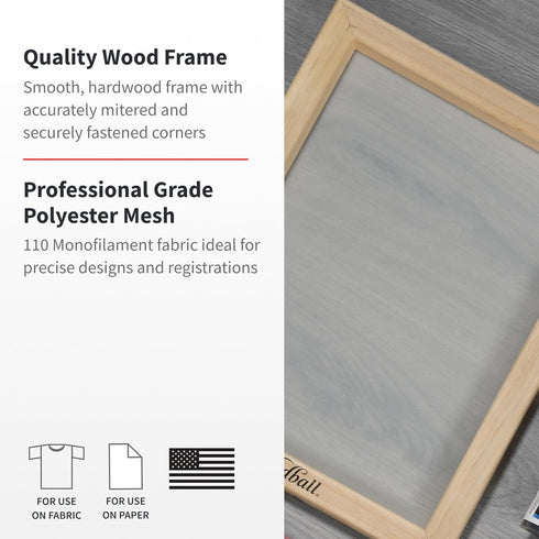 Speedball 4712 Screen Printing Frame, 10-Inch-by-14-Inch