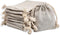 calary 50pcs Double Canvas Drawstring Bag, Cotton Pouch Gift Sachet Bags (2.75x4 Inch)