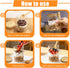 Npmkx 2pack Overnight Oats Containers With Lids and Spoons, Glass Jars with Bamboo Lids, Leak-Proof Overnight Oats Jars