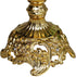 Taper Candle Holders with Deluxe Engraved Design, Set of 2 Premium Gold Candlestick Holders