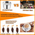 Stainless Steel Reusable Espresso Capsules for K Fee Pods, Includes 30mm Tamper, Spoon, and Brush