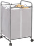 STORAGE MANIAC Laundry Sorter 2 Section, 90 L Gal Laundry Hamper with