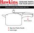 Hawkins B21-01 Plastic Pressure Cooker Body Handle, 1.5L to 12L, Black