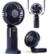 Portable Fan: 4200mAh Battery Operated with 5 Speeds, 180° Adjustable Lash Fan for Women, Handheld/Neck/Desk Use