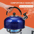 Amosfun Stove Top Whistling Tea Kettle, Stainless Steel Teakettle with Ergonomic Handle for Gas Induction Stovetops