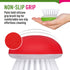 2Pcs Set Vegetable Brush Scrubber for Food Fruit and Veggie Brush Silicone Top and Ultra-Strong Bristles Potato