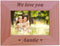 CustomGiftsNow Engraved Wood Picture Frame, We Love You Auntie, 4x6 Horizontal