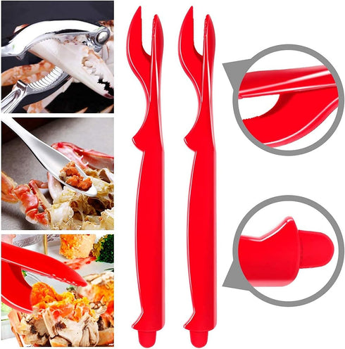 12 3 3 3 3 YGAOHF Pcs Professional Crab Leg Crackers and Tools - Includes Crab Crackers, Lobster Shellers, Crab Leg