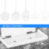 LUEXBOX 2 Electric Toothbrush Holder Wall Mounted, Electric Toothbrush Cord Organizer Holds Chargers, Self Adhesive