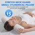 Cozyhealth 3.9" Cervical Roll Pillow, Medium Soft Memory Foam Neck Round Pillow Cylinder Bolster Pillow for Sleeping
