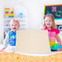 VitalCozy 6 (23.6 15.8 Inch) Pcs Montessori Mat Montessori Classroom Rug Materials Children Playing Mat Cotton Working