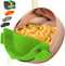 Adjustable Silicone Strainer for Pots, Pans & Bowls, Heat-Resistant by Zulay Kitchen