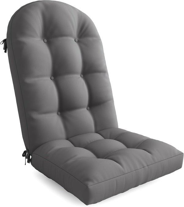 UDPATIO Adirondack Chair Cushion with Ties - Fade-Resistant Waterproof Outdoor Recliner High